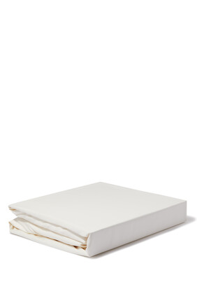 Supima Cotton and Silk Fitted Sheet Queen
